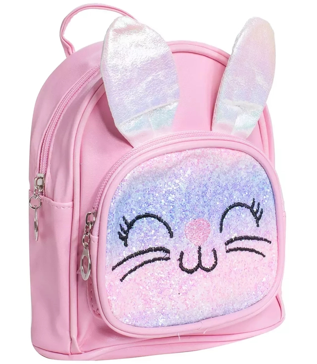 Charming children's backpack mouse with glitter USZKA