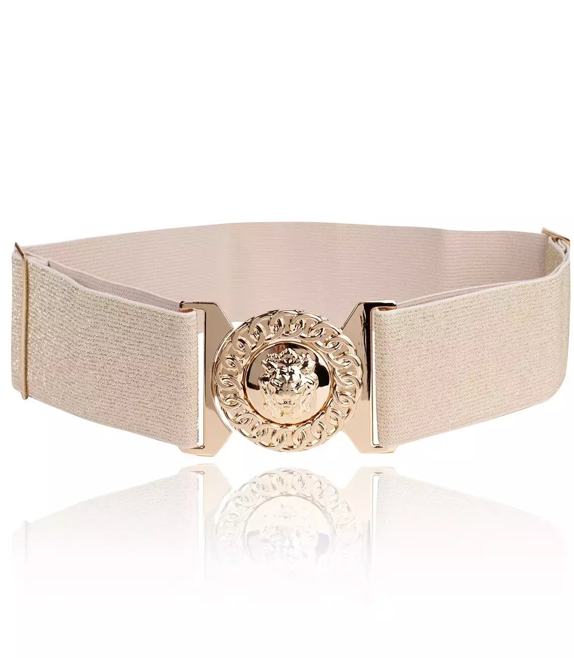 Rose gold elastic on sale belt