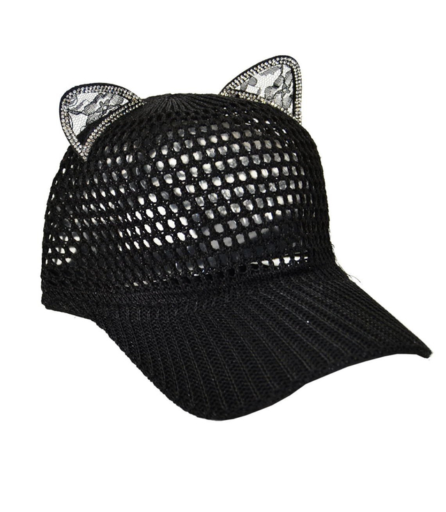 Cat ears baseball cap