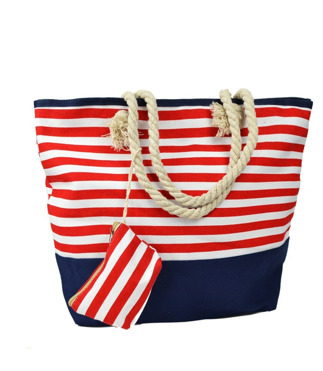 Large beach shopper bag Summer
