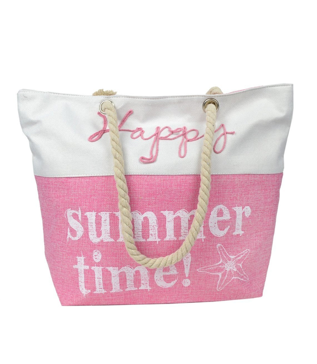 Mega large Summer Time shopper beach bag