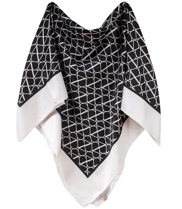 Sling delicate elegant scarf decorated with a beautiful pattern