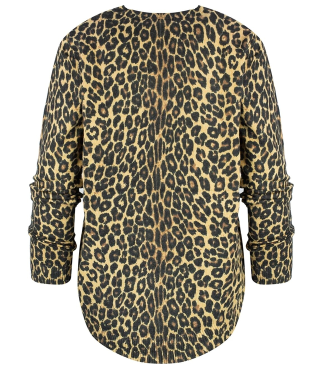 Classic women's leopard sweater ZUZANNA