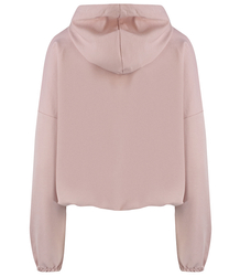 Women's thin, one-color basic sweatshirt with hood JULIA