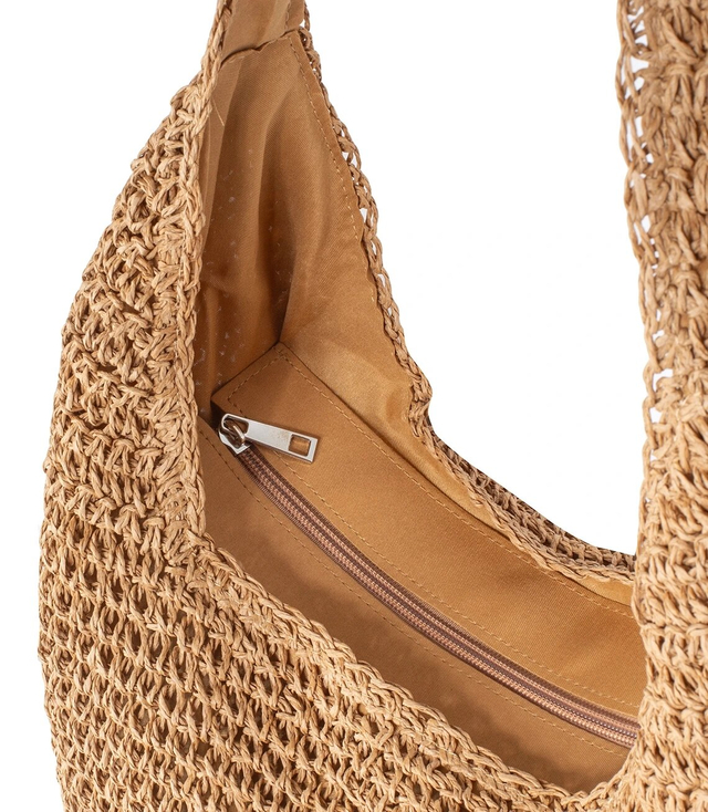 Large woven straw bag