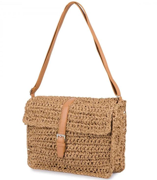 Summer bag, woven shoulder bag, elegant, boho style