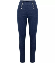 Damskie spodnie jegginsy tregginsy skinny Eleganckie