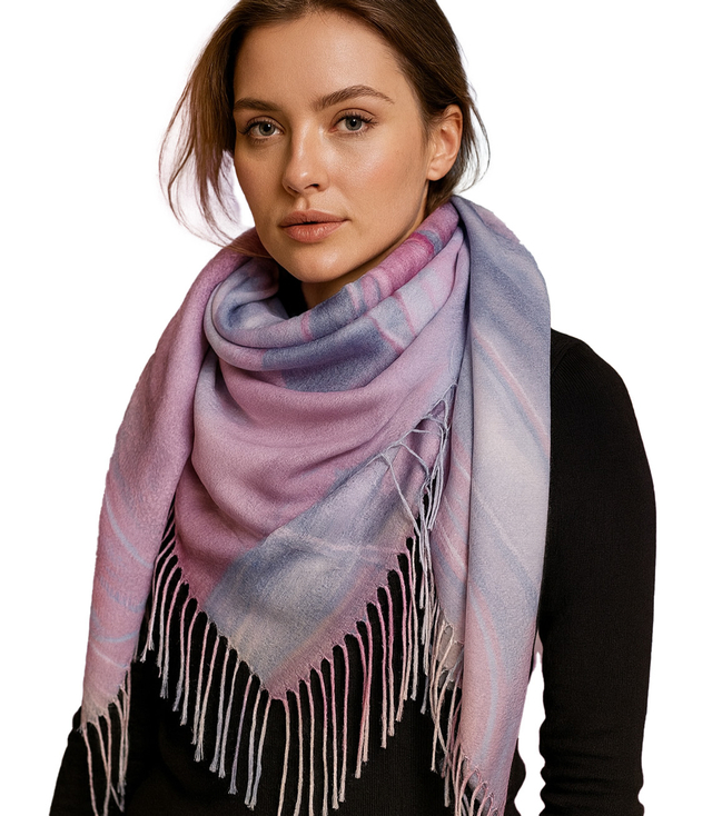 Women's scarf with elegant pattern 100x100