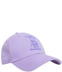 Children's baseball cap decorated with a bunny patch