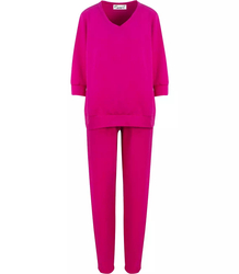 Tracksuit, pants, sweatshirt, one-color set