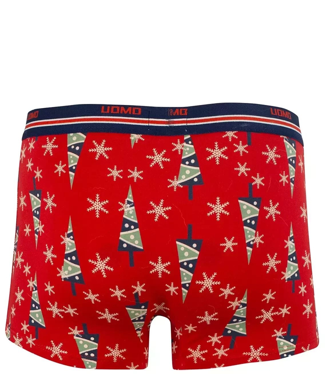 Men's Christmas boxers with Santa Claus gift