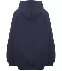 Ciepła bluza unisex bawełna gładka Bawełniana z kapturem BASIC