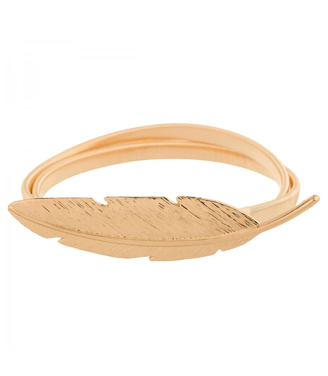 Women's belt with decorative buckle for dresses