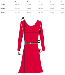 Oversize dress with belt and V neckline SOPHIA