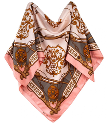 Sling delicate elegant scarf decorated with a beautiful pattern