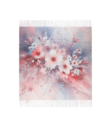 Women's floral pattern scarf 180x70