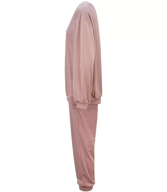 Tracksuit set sweatshirt pants smooth velor