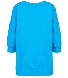 Thin boxy cotton sweatshirt, V-neck JUITA