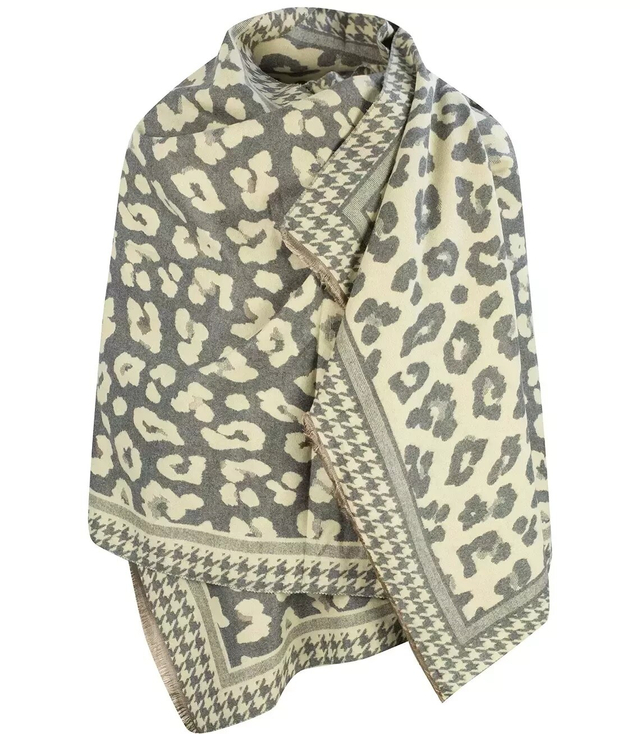 Fashionable shawl scarf double-sided camouflage scarf
