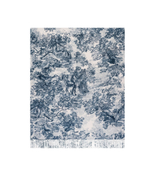 Women's scarf with floral pattern luxury 180x70