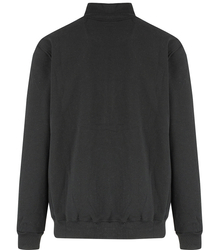 Men's warm, thick zipped sweatshirt with a stand-up collar