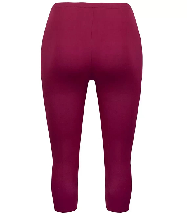 Classic 3/4 plus size seamless leggings