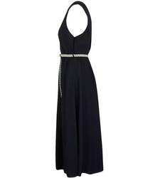 Smooth airy striped jumpsuit REBEKA