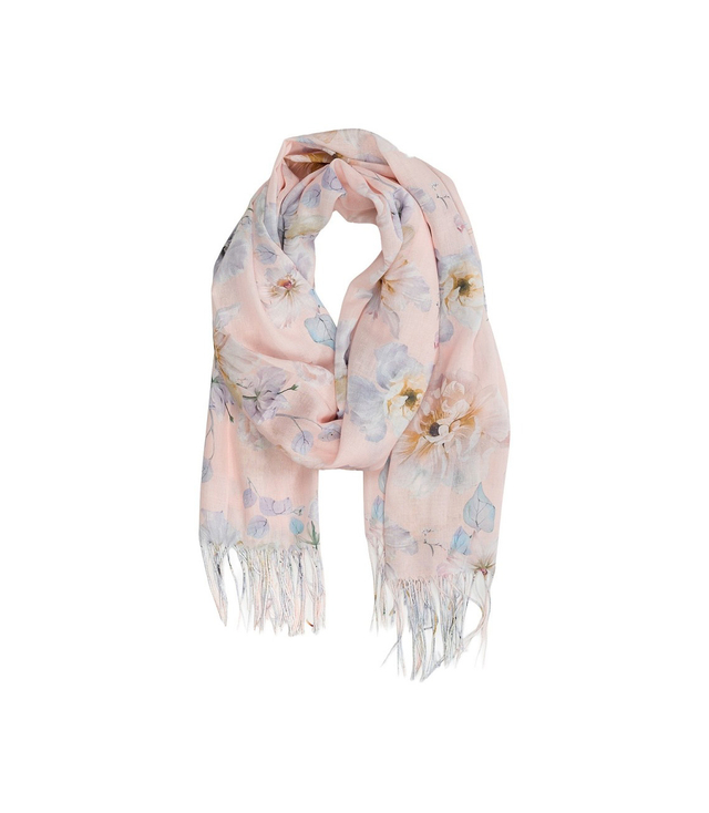 Women's floral pattern scarf 180x70
