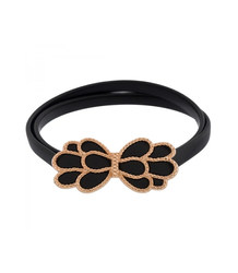 Damski pasek z ozdobną klamrą do sukienki