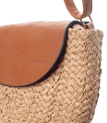 Summer semicircular bag shoulder bag with flap