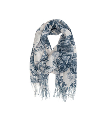 Women's scarf with floral pattern luxury 180x70