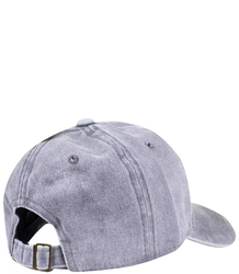 Unisex baseball cap unicolor destroyed