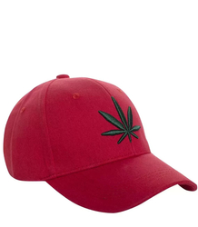 Iconic cap with a peak HERBS EMBROIDERY