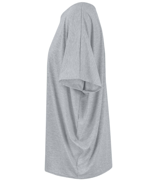 Classic comfortable smooth oversize blouse loose elastic