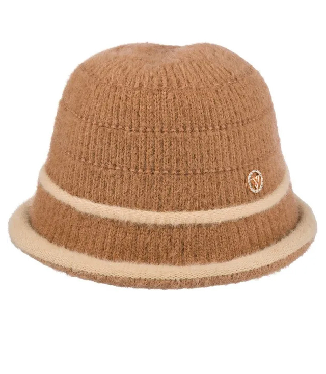 Women's hat cloche patch flower