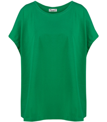 Blouse t-shirt with round neckline oversize Emma