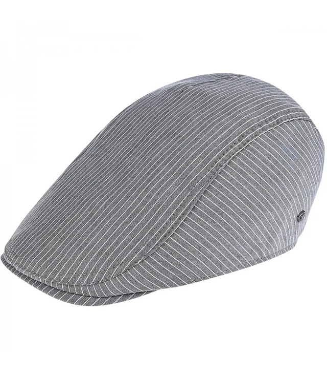 Stylish single-colored men's fine stripes helmet