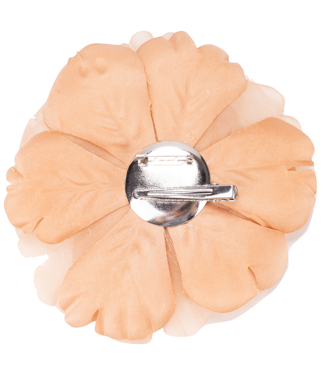 A huge flower brooch pin 15x15cm made of tulle