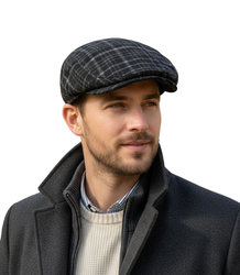 Stylowy elegancki kaszkiet męski uniwersalny