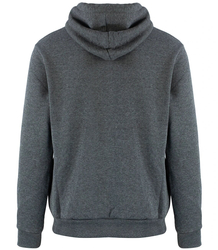 Men's warm, thick sweatshirt with a hood and a print