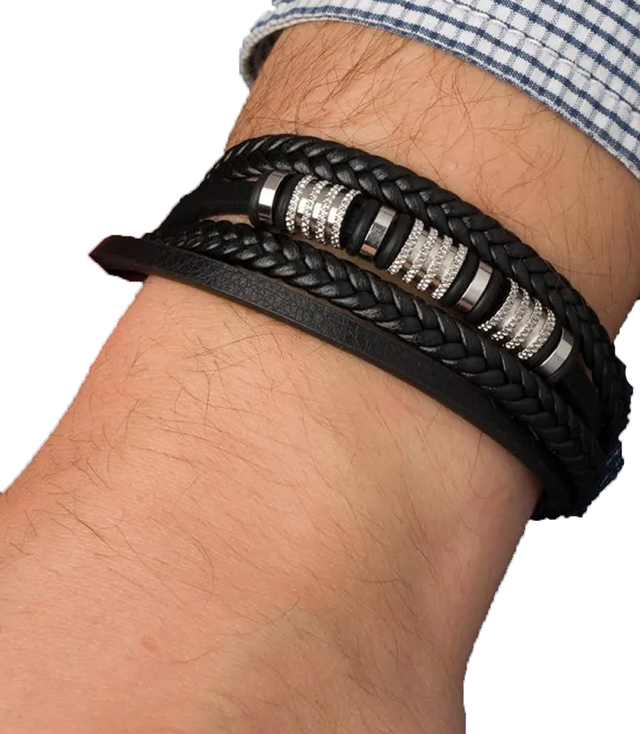 Men's bracelets perfect for a gift braided