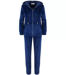 Dres spodnie bluza komplet welurowy MARTA