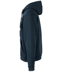 Men's sweatshirt with a hood, warm, thick, inscriptions, pockets