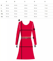 Trapeze summer dress with a white MIDI print