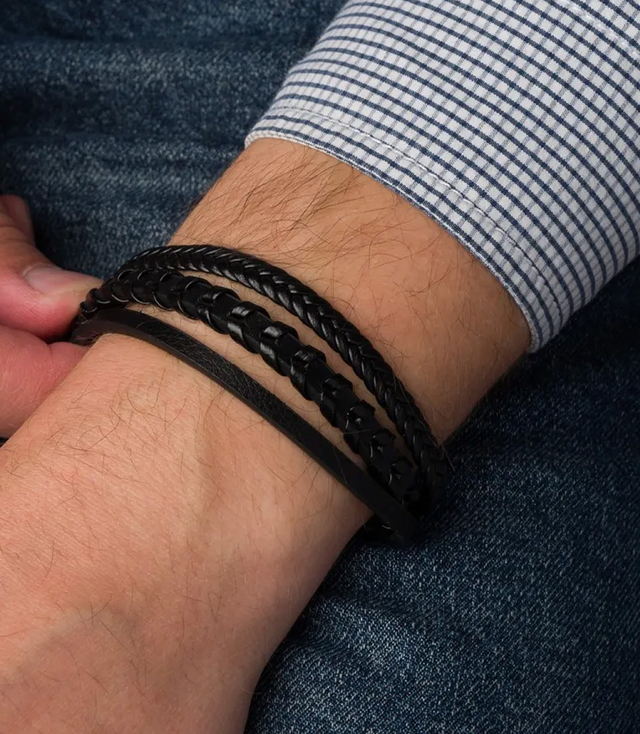 Men's bracelets perfect for a gift braided
