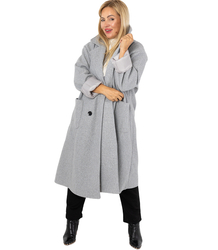 Women's long loose oversized coat CINDY