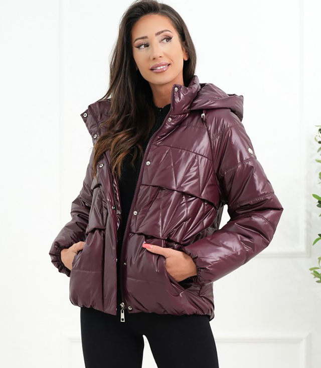 Women's insulated bomber jacket with quilting JAGNA