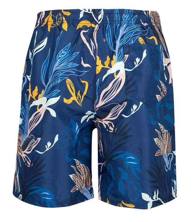 Shorts swim shorts in flowers and leaves