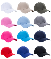 One-color baseball cap