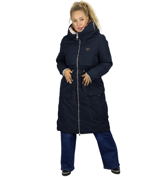 Women's long jacket double-sided coat MONIKA